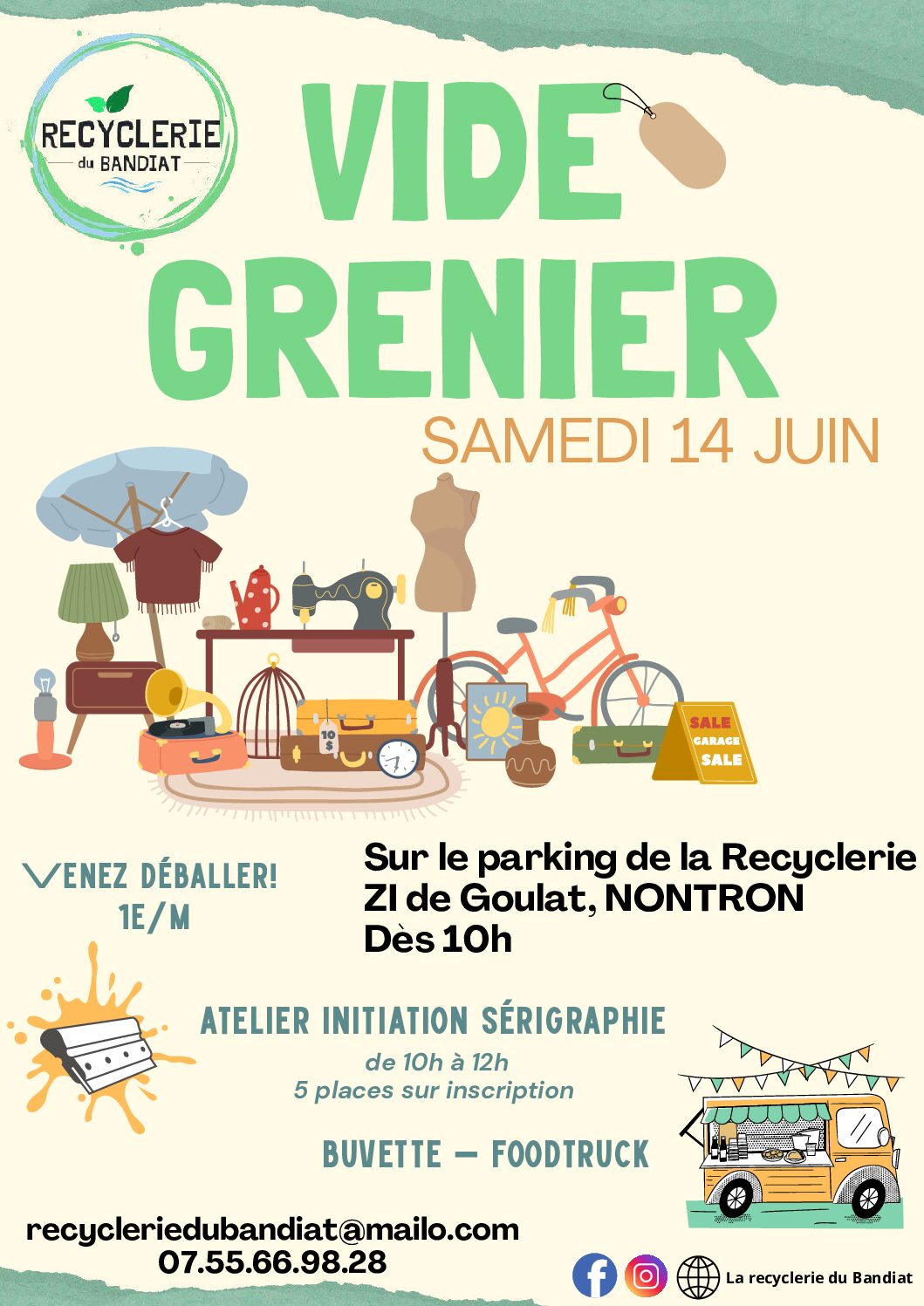 Vide Grenier de la recyclerie du Bandiat