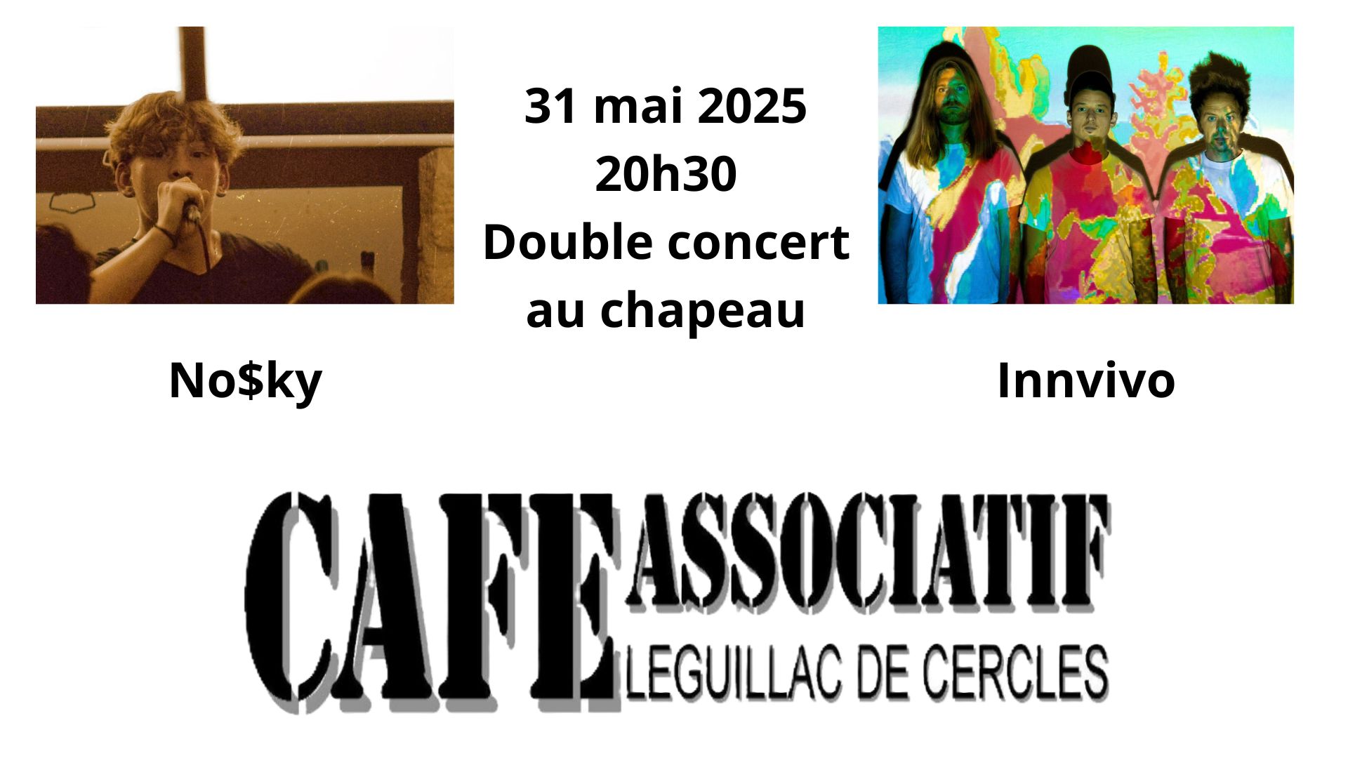 Soirée Rap - concerts de No$ky et de Innvivo