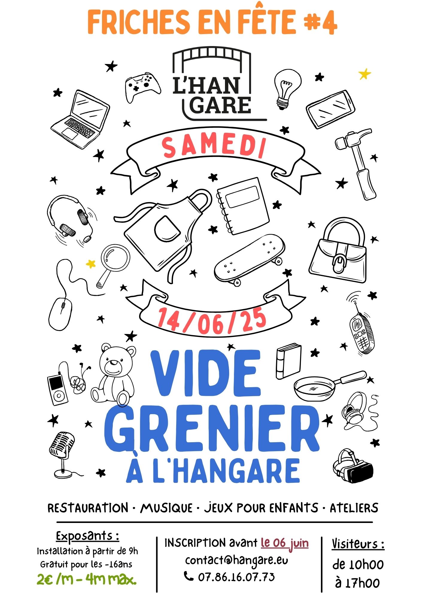 Vide Grenier - 4e édition de Friches en Fête avec la RécréaThiv'