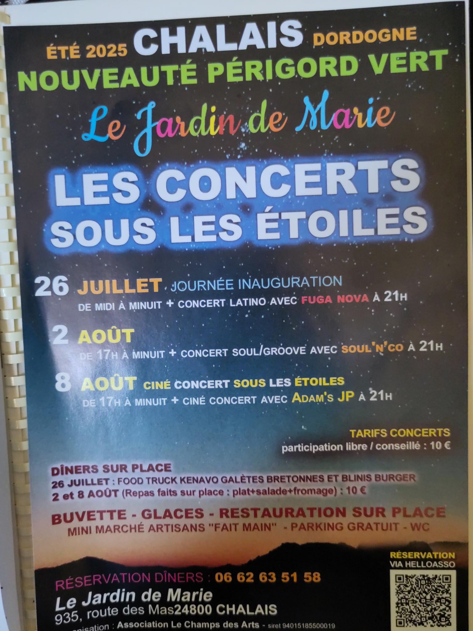 Les concerts sous les étoiles
