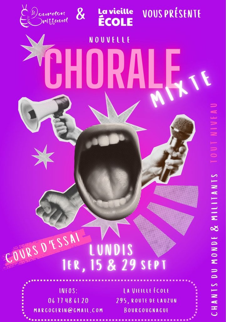 Nouvelle chorale mixte, cours d'essai