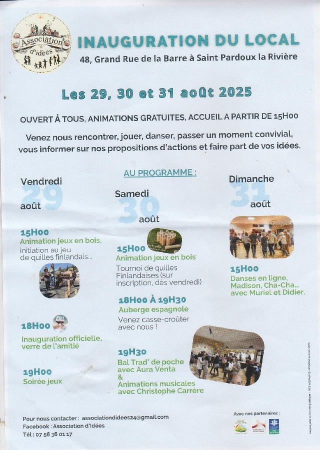 Inauguration du local - Association d'idées