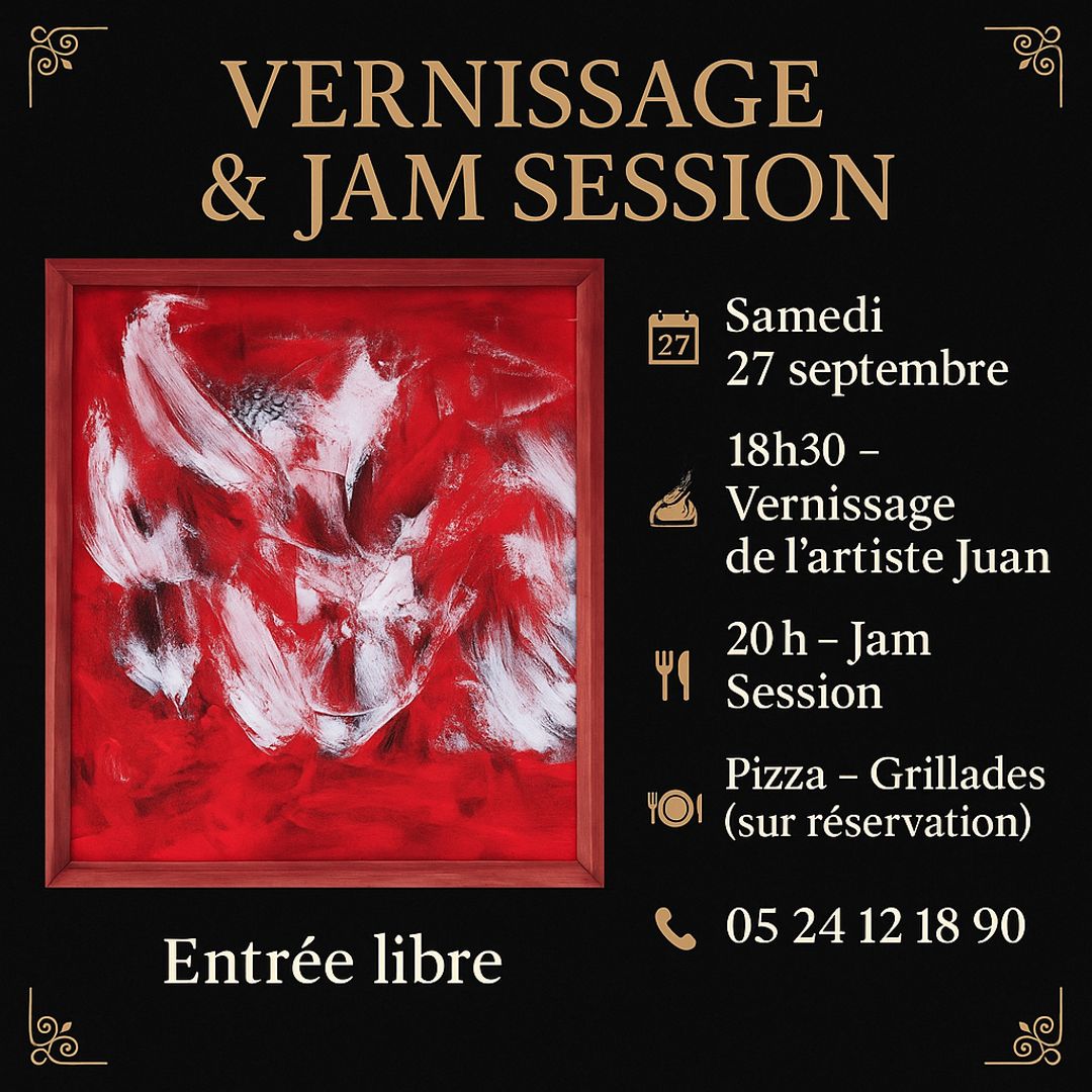 Vernissage et jam session