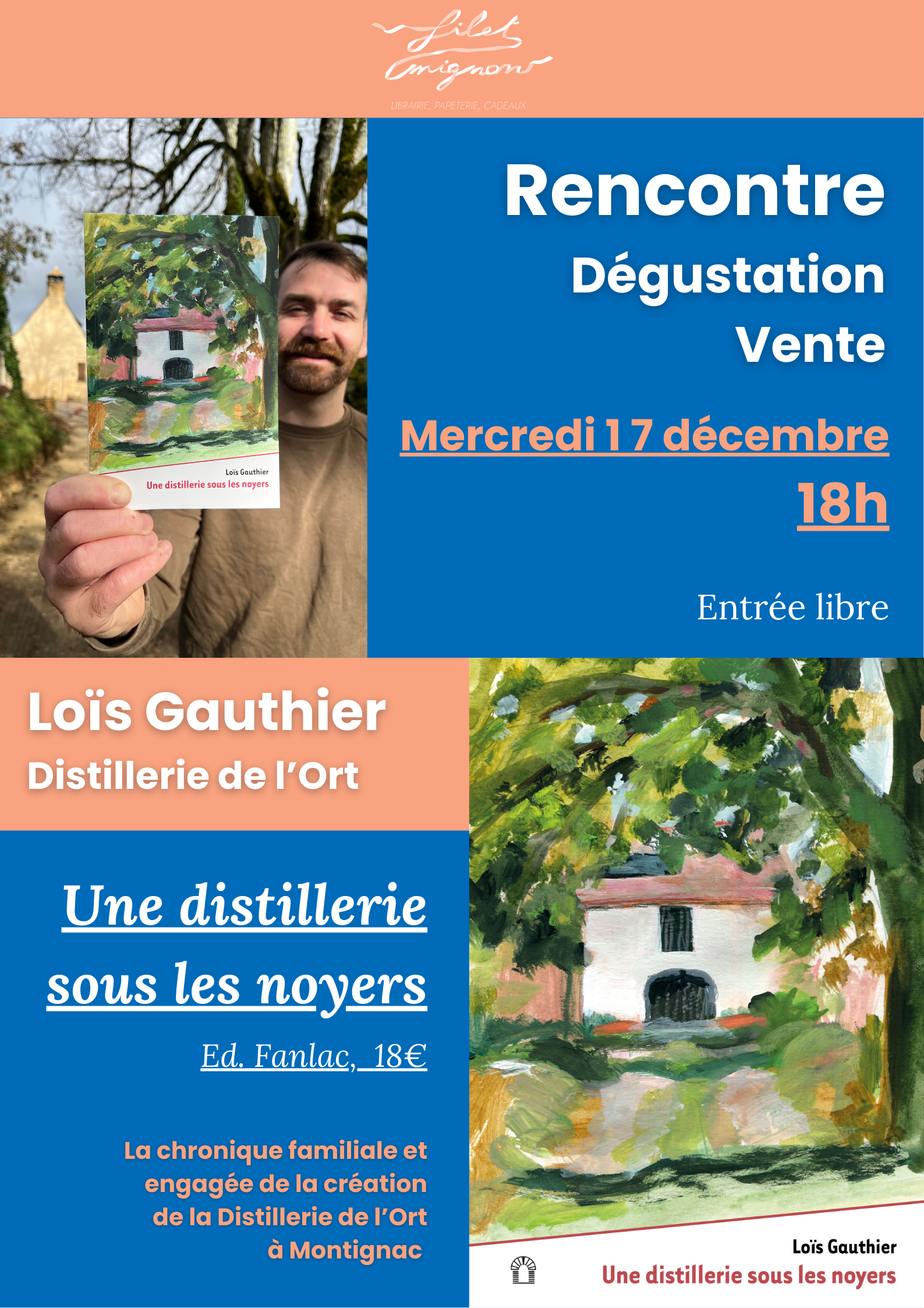Loïs Gauthier  Une distillerie sous les noyers
