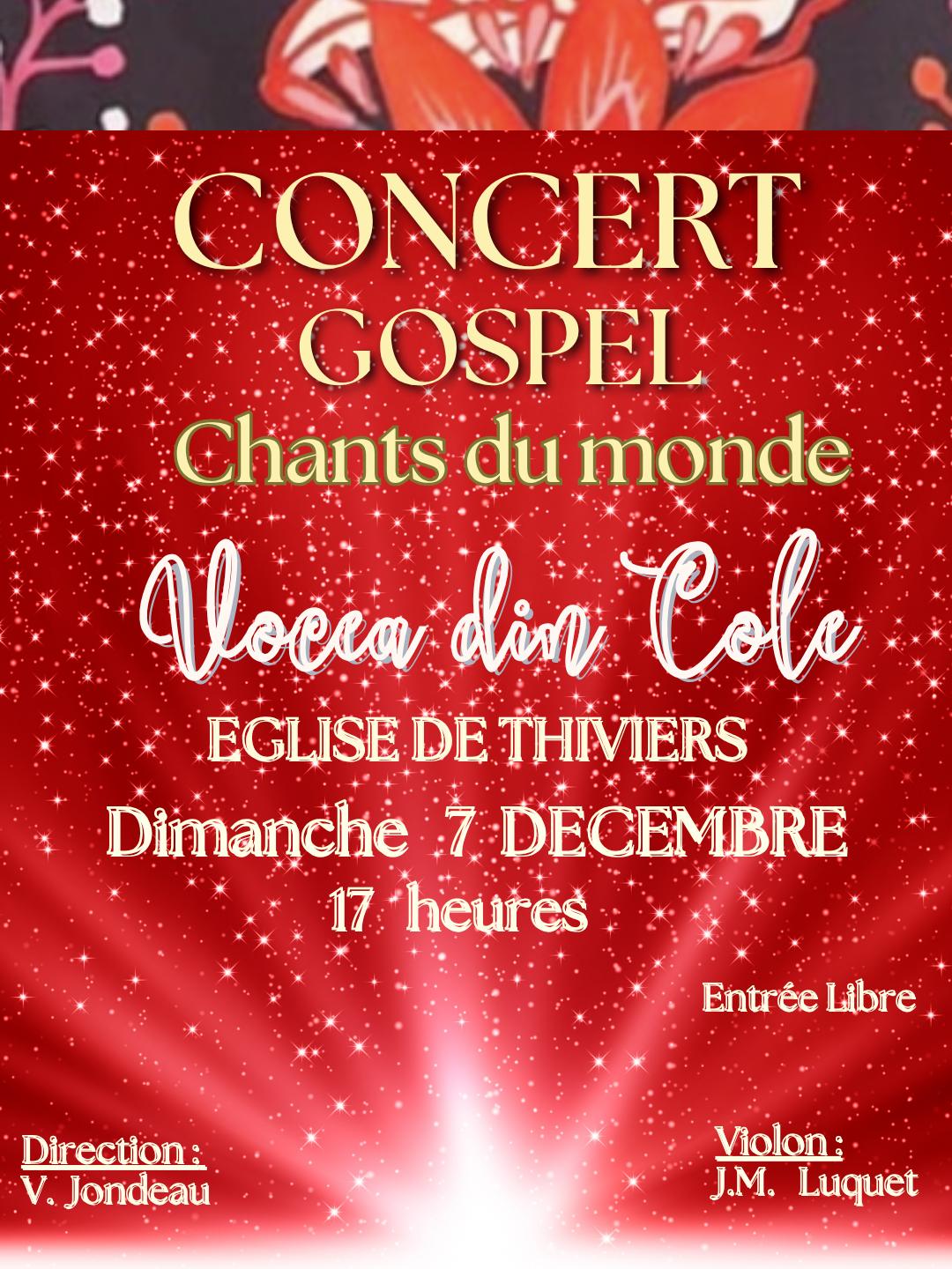 Concert gospel chants du monde - Chorale Vocea Din Cole